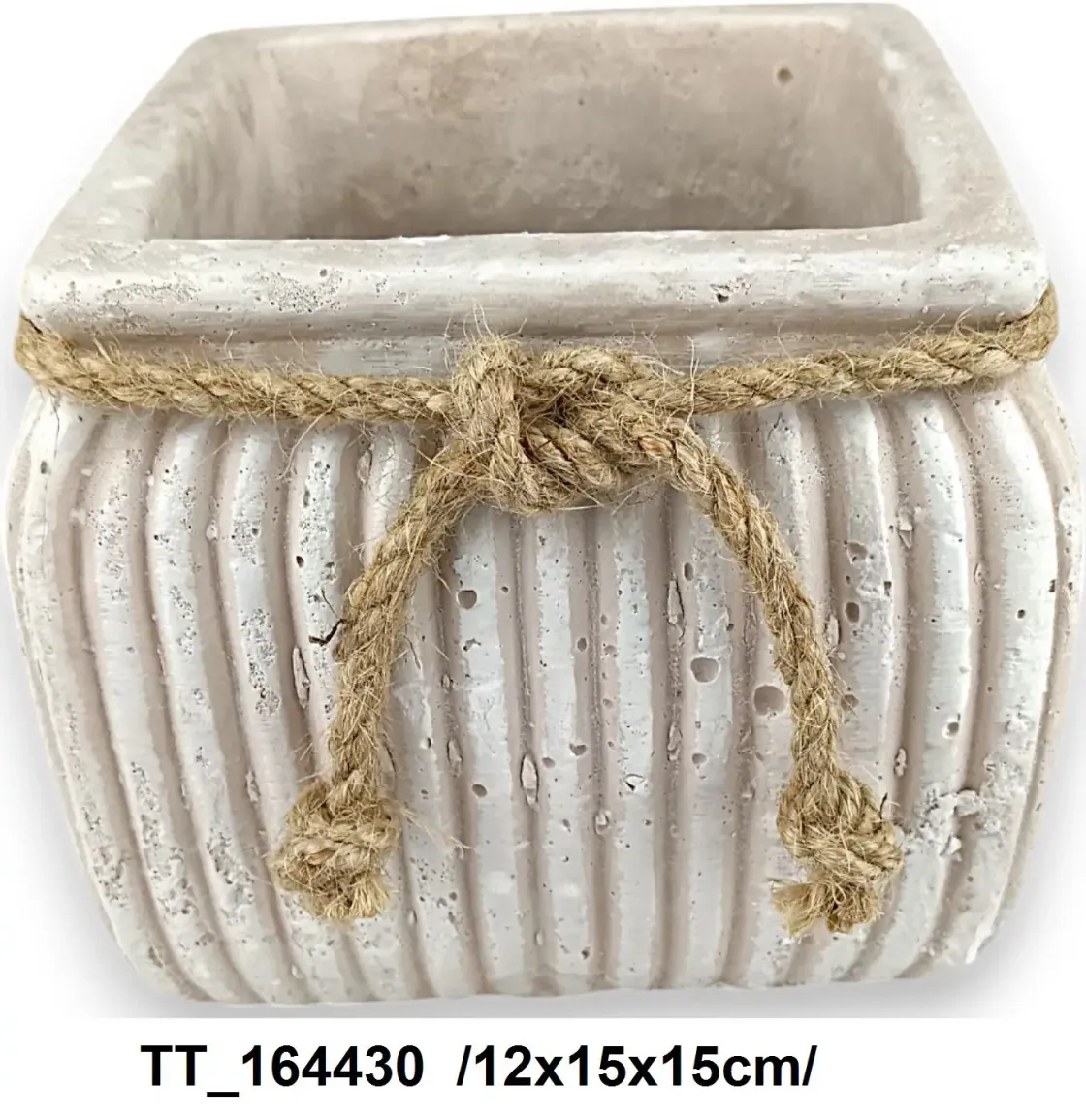 Ghiveci pătrat ceramic decorativ